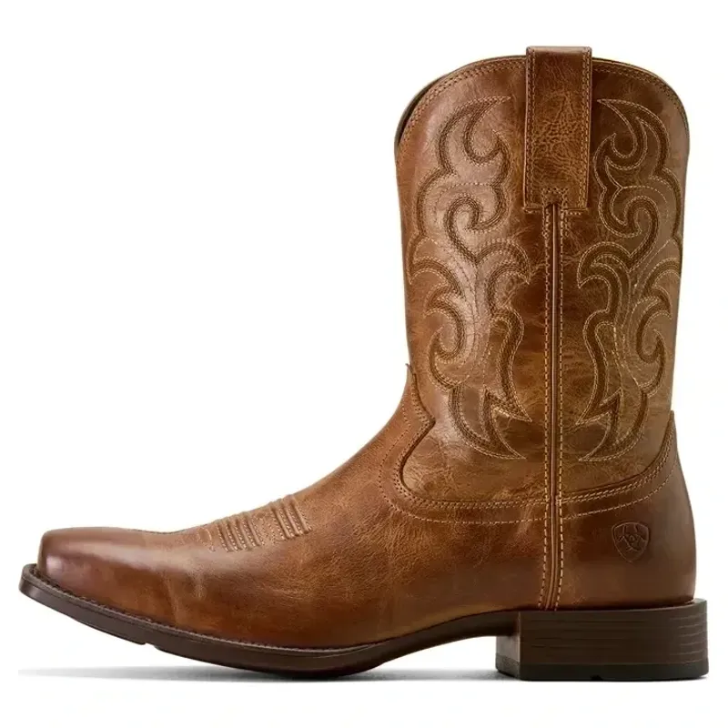 Ariat Bodie Square Toe Men's Western Boots - Honey Tan-4