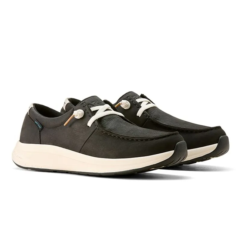 Ariat Buckeye Women's Waterproof Shoes - Satin Black-3
