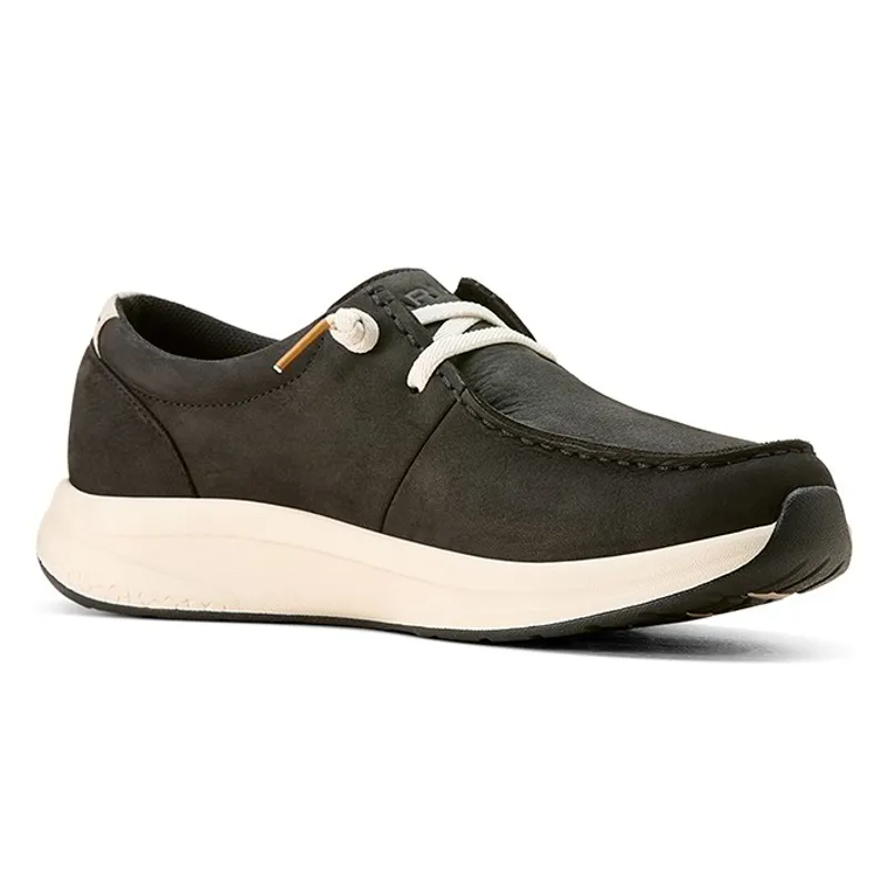 Ariat Buckeye Women's Waterproof Shoes - Satin Black-2