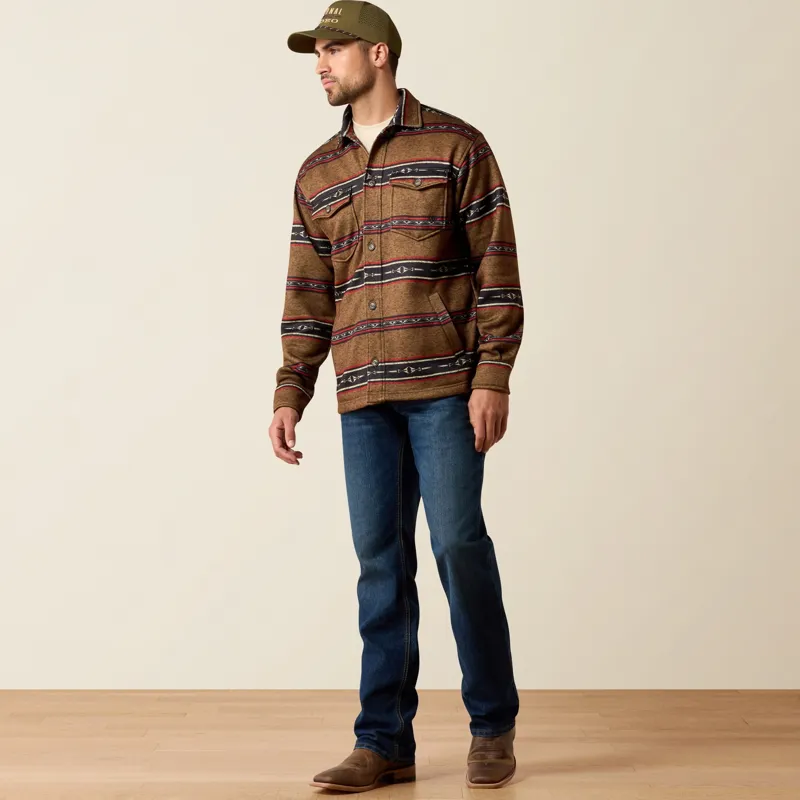 Ariat Caldwell Men's Shirt Jacket - Toffee Serape-4