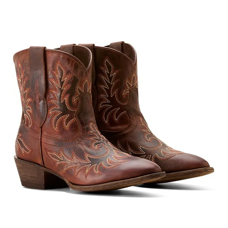 Ariat Carlin Short Women's Western Boots - Dark Sierra-1
