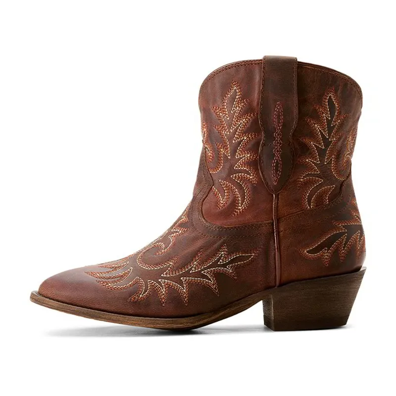 Ariat Carlin Short Women's Western Boots - Dark Sierra-2