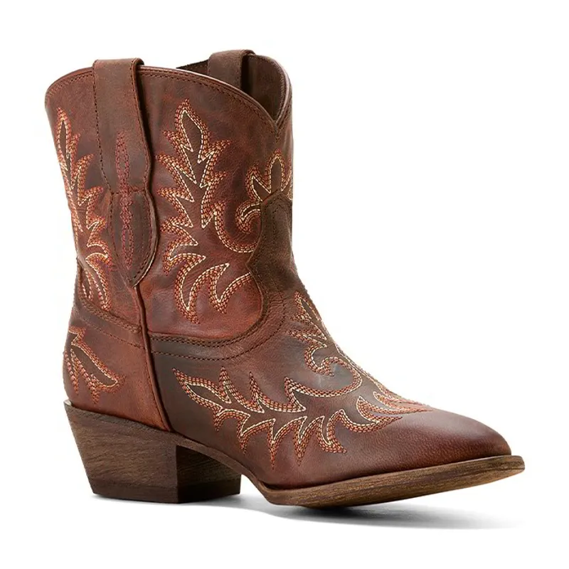 Ariat Carlin Short Women's Western Boots - Dark Sierra-4