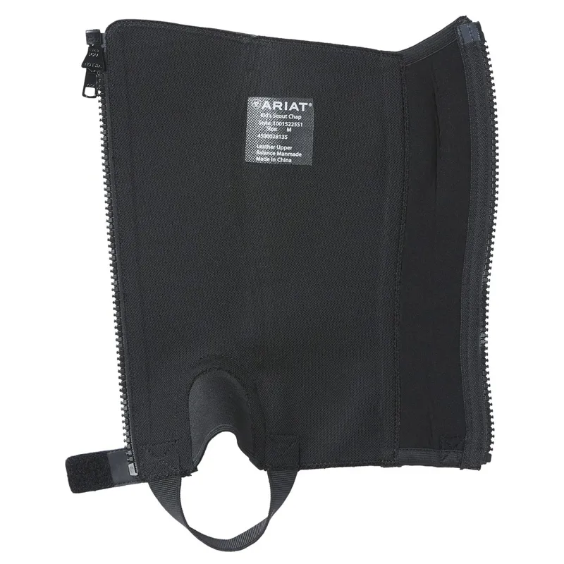 Ariat Scout Junior Half Chaps - Black-3