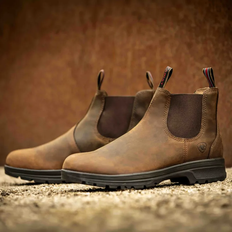 Ariat Cooper Men's Chelsea Work Boots - Distressed Copper-2