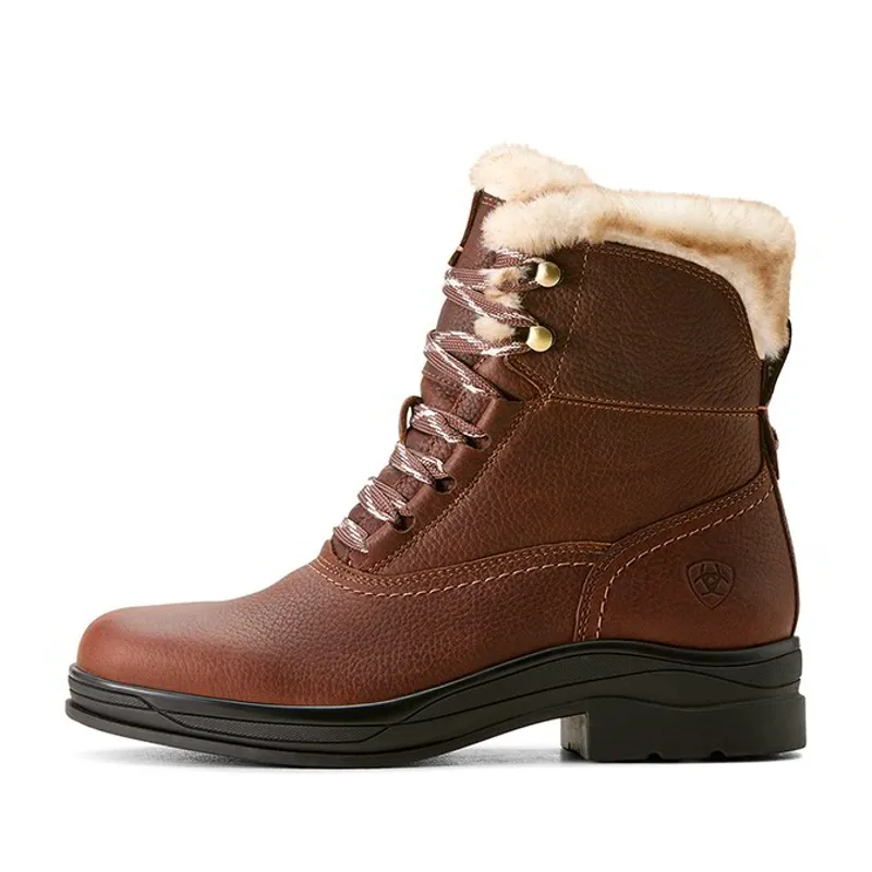 Ariat Harper Sherpa Womens Waterproof Short Country Boots - Dark Brown-5