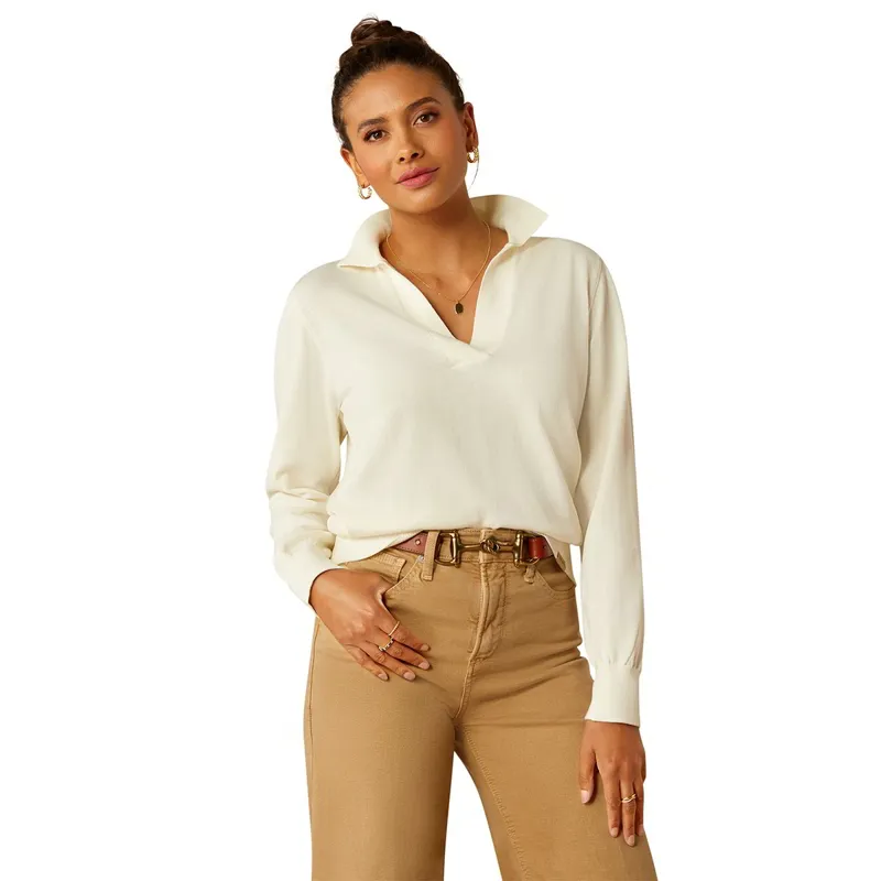 Ariat Country Langsett Women's Sweater - Vanilla Ice
