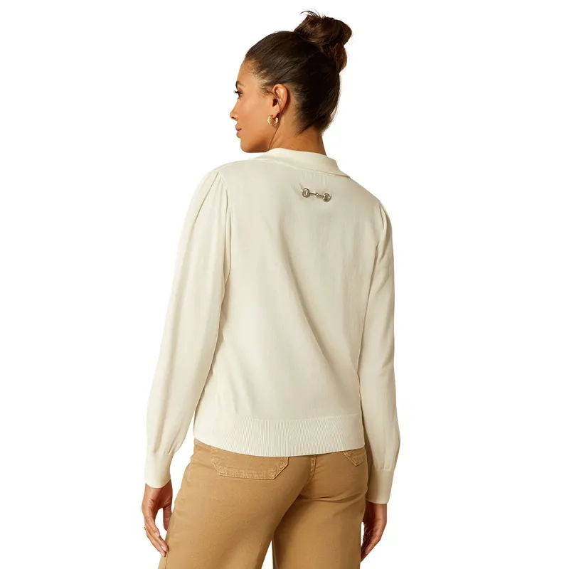 Ariat Country Langsett Women's Sweater - Vanilla Ice-1