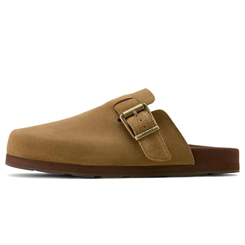 Ariat Country Men's Mules - Tan Suede-4