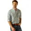 Ariat Country Napa Men's Long Sleeve Shirt - Oil Green Check