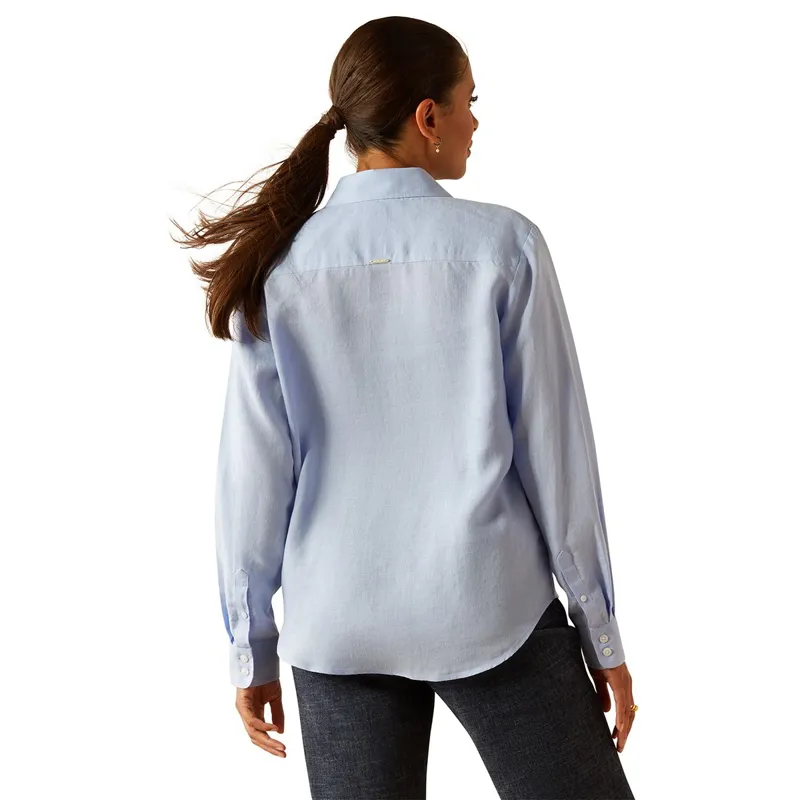 Ariat Country Pocklington Women's Shirt - Blue Chambray-1