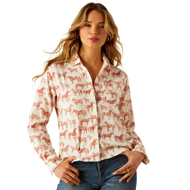 Ariat Country Rudford Women's Shirt - Blushing Horse
