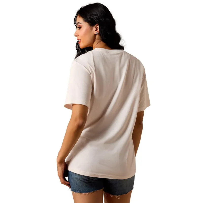 Ariat Farm Raised Women's Tee - Sea Salt-1