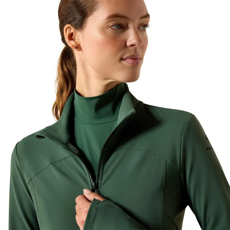 Ariat SolVeil Women's Full Zip Sweatshirt - Monstera-2
