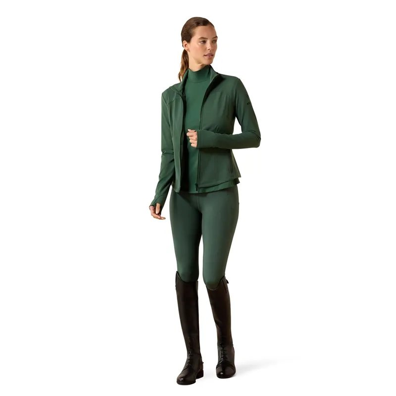 Ariat SolVeil Women's Full Zip Sweatshirt - Monstera-4