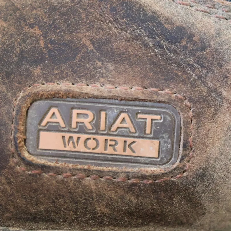 Ariat Groundrancher Steel Toe Men's Work Boots - Dark Brown-13