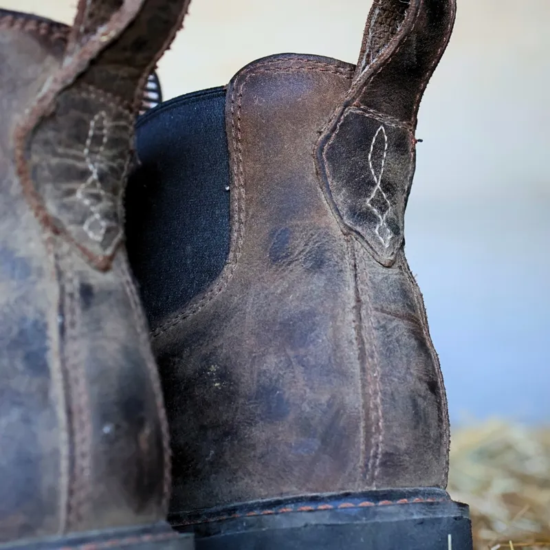 Ariat Groundrancher Steel Toe Men's Work Boots - Dark Brown-10