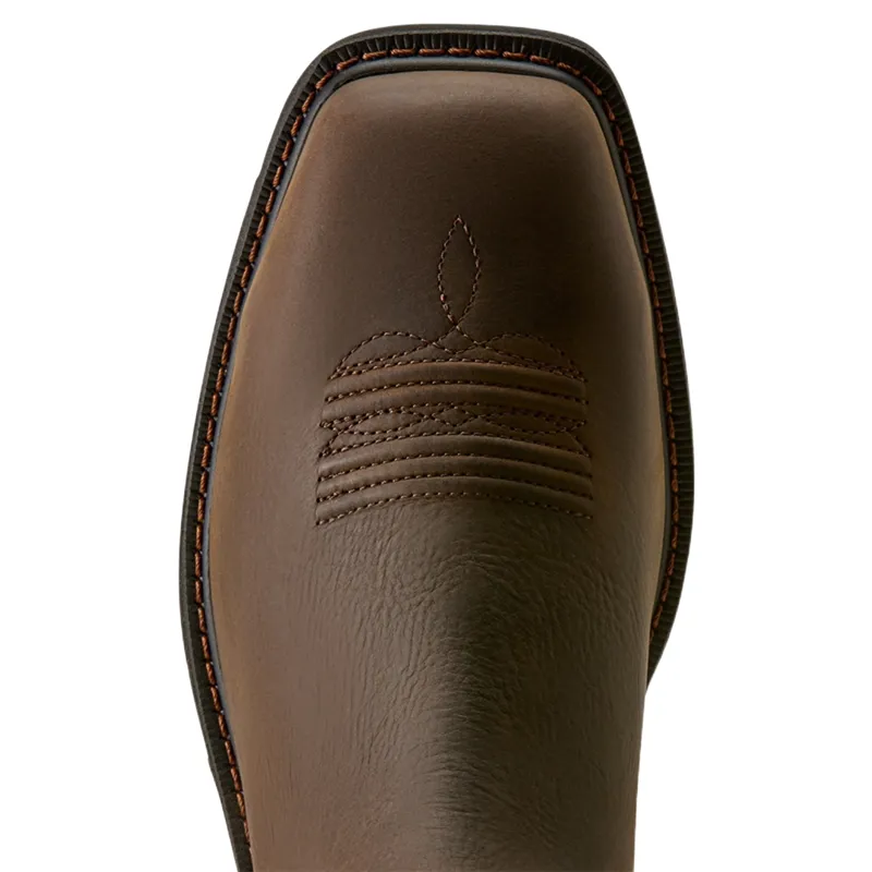 Ariat Groundrancher Steel Toe Men's Work Boots - Dark Brown-7