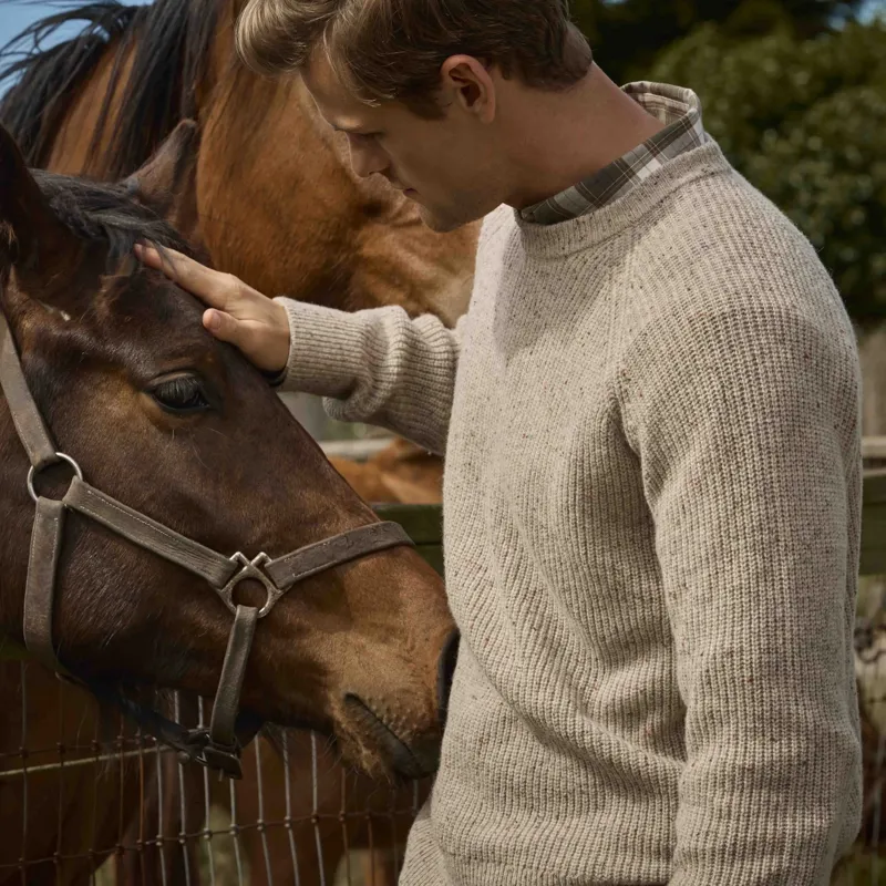 Ariat Country Heddon Men's Sweater - Oatmeal-6