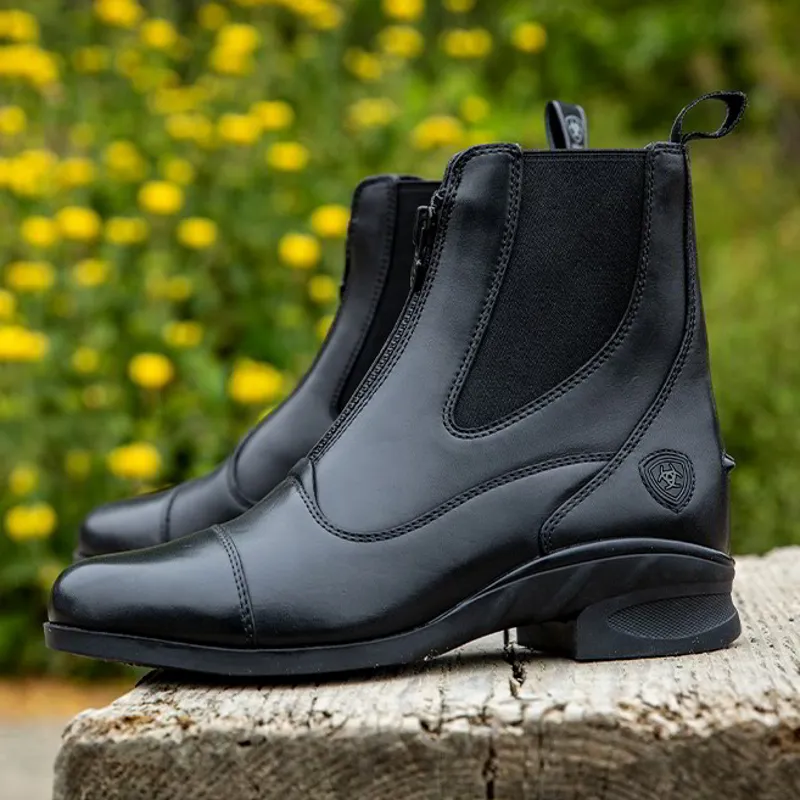 Ariat Heritage Zip Ladies Paddock Boots - Black-5