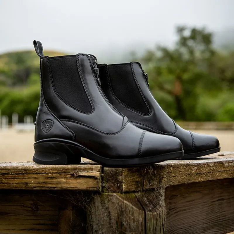 Ariat Heritage Zip Ladies Paddock Boots - Black-1
