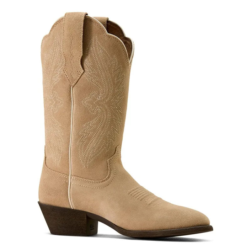 Ariat Heritage StretchFit R Toe Womens Western Boots - Truly Taupe-2