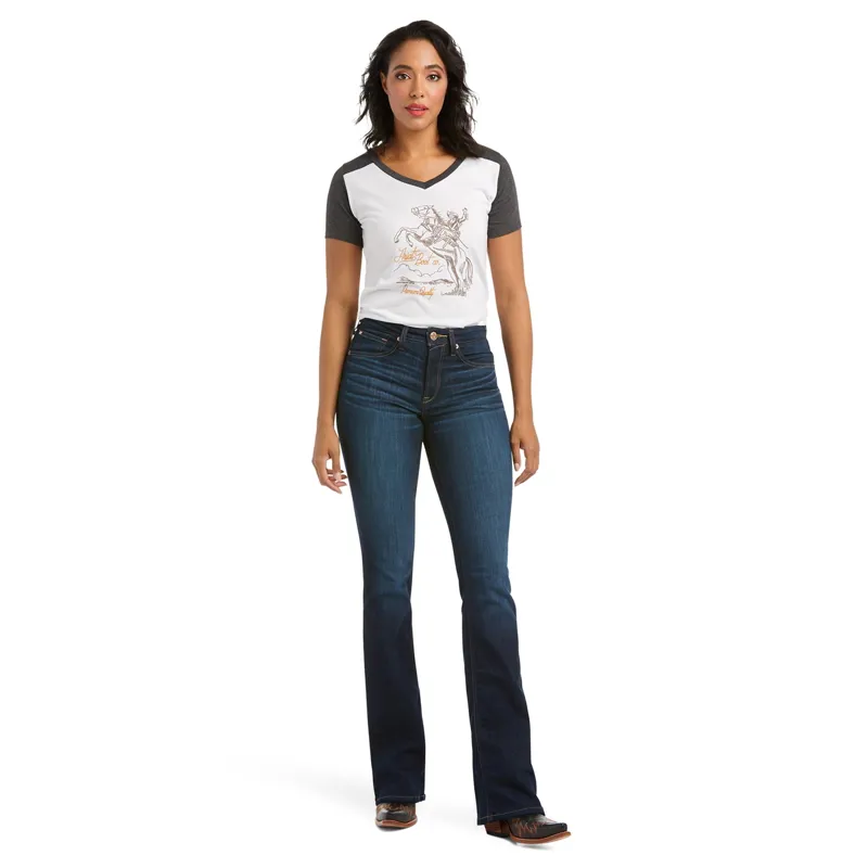 Ariat R.E.A.L High Rise Ballary Women's Boot Cut Jeans - Pennsylvania-2