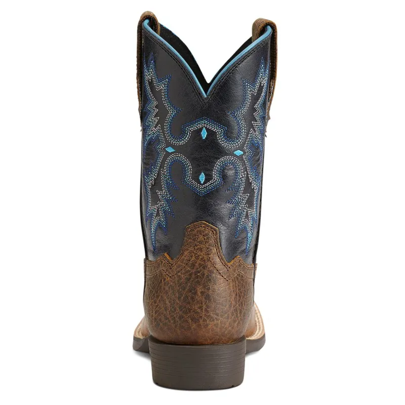 Ariat Tombstone Junior Western Boots - Earth/Black-1