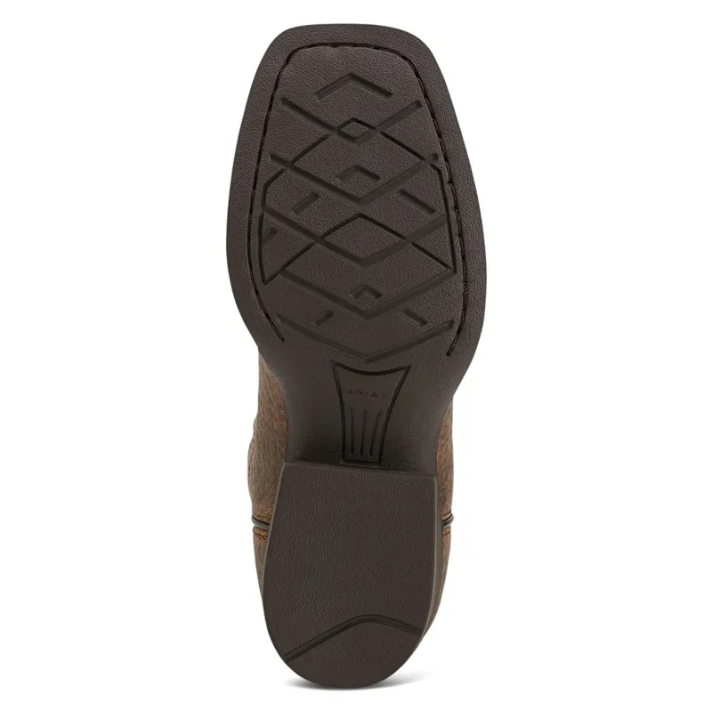 Ariat Tombstone Junior Western Boots - Earth/Black-3
