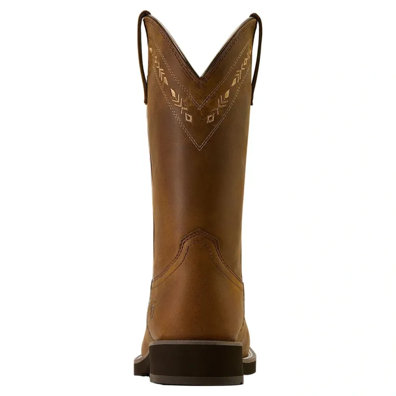 Ariat Kearney Round Toe Womens Western Boots - Distressed Brown-3