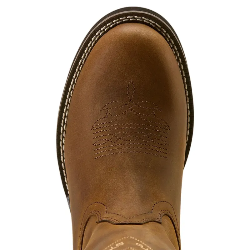 Ariat Kearney Round Toe Womens Western Boots - Distressed Brown-6
