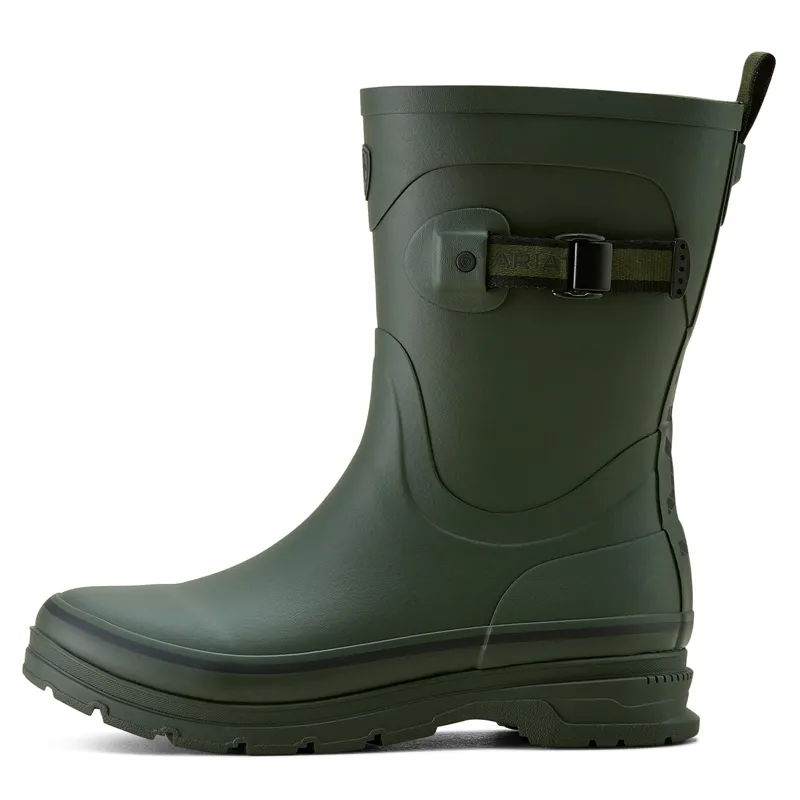 Ariat Kelmarsh Mid Women's Short Rain Boots - Dark Olive-4
