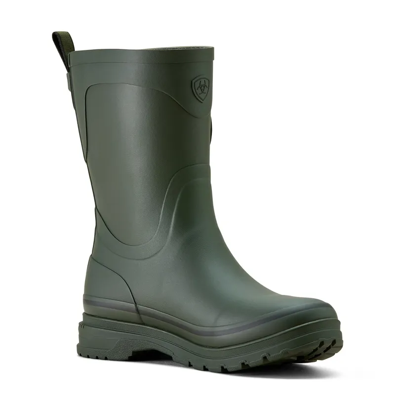 Ariat Kelmarsh Mid Women's Short Rain Boots - Dark Olive-2