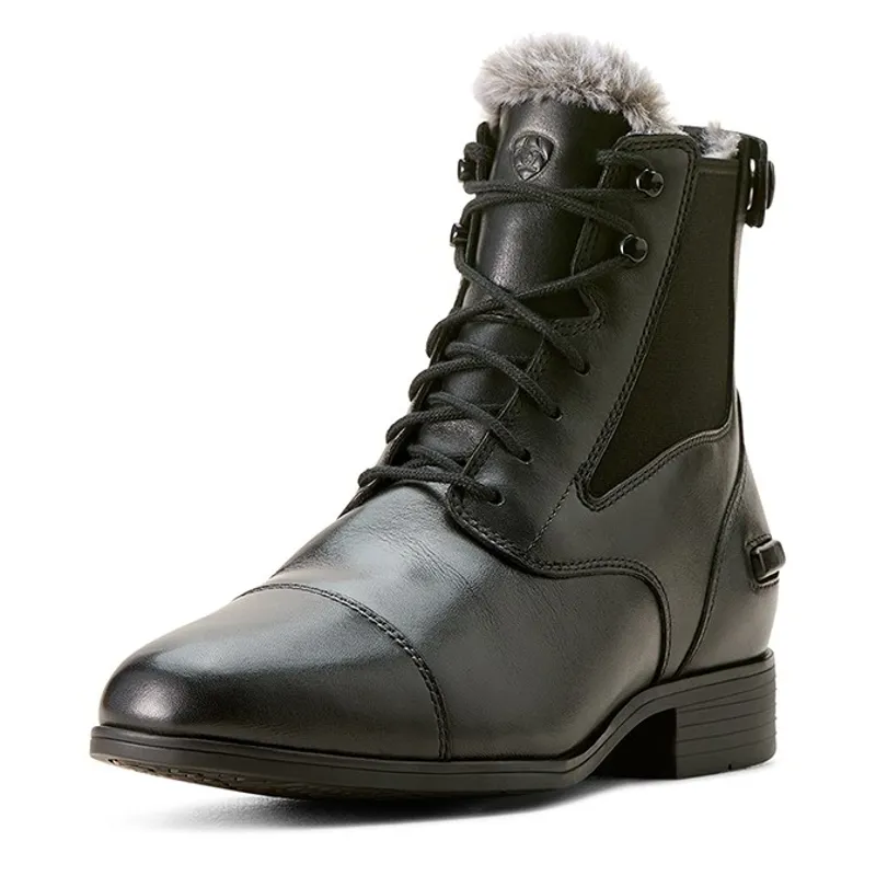 Ariat Kendall Women's Sherpa Back Zip Paddock Boots - Black