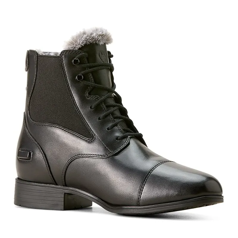 Ariat Kendall Women's Sherpa Back Zip Paddock Boots - Black-2