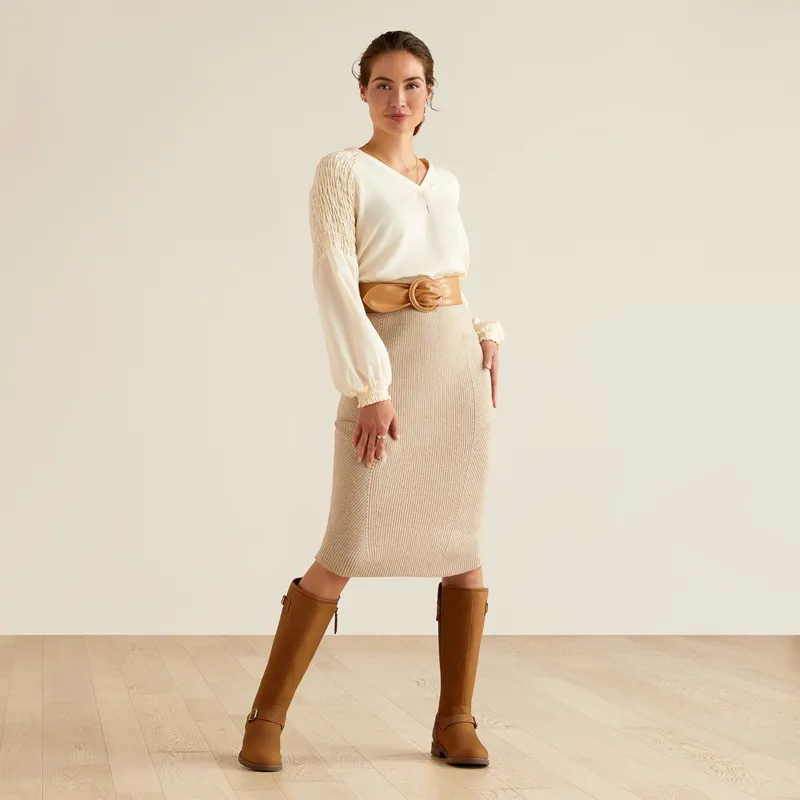Ariat Country Malvern Womens Skirt - Oatmeal-2