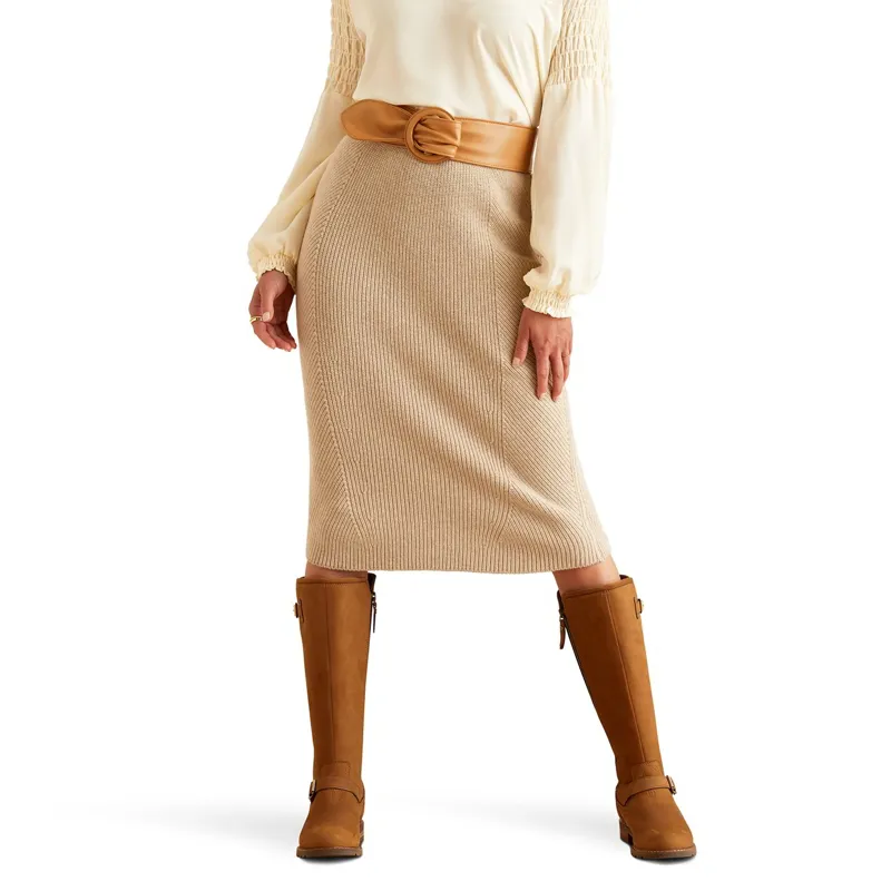 Ariat Country Malvern Womens Skirt - Oatmeal