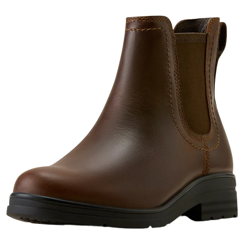 Ariat Langley Women's Waterproof Chelsea Boots - Tobacco Brown-7