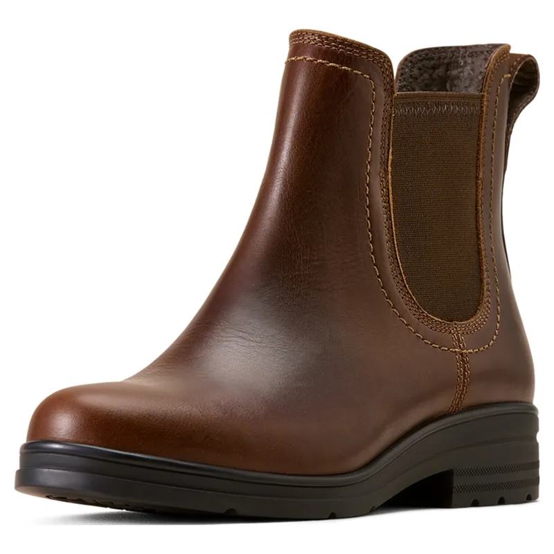 Ariat Langley Women's Waterproof Chelsea Boots - Tobacco Brown