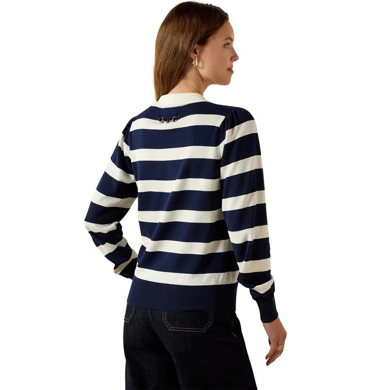 Ariat Country Langsett Women's Sweater - Navy Stripe-1