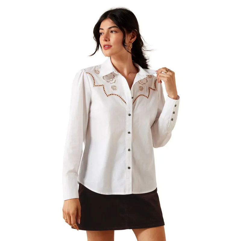 Ariat Lattice Women's Shirt - White