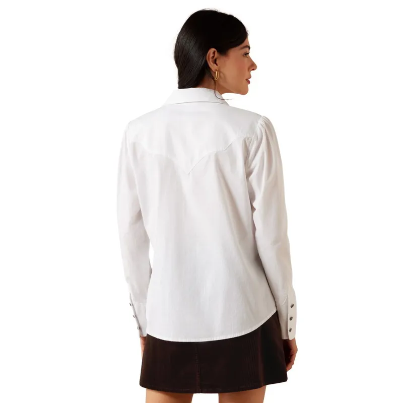 Ariat Lattice Women's Shirt - White-2