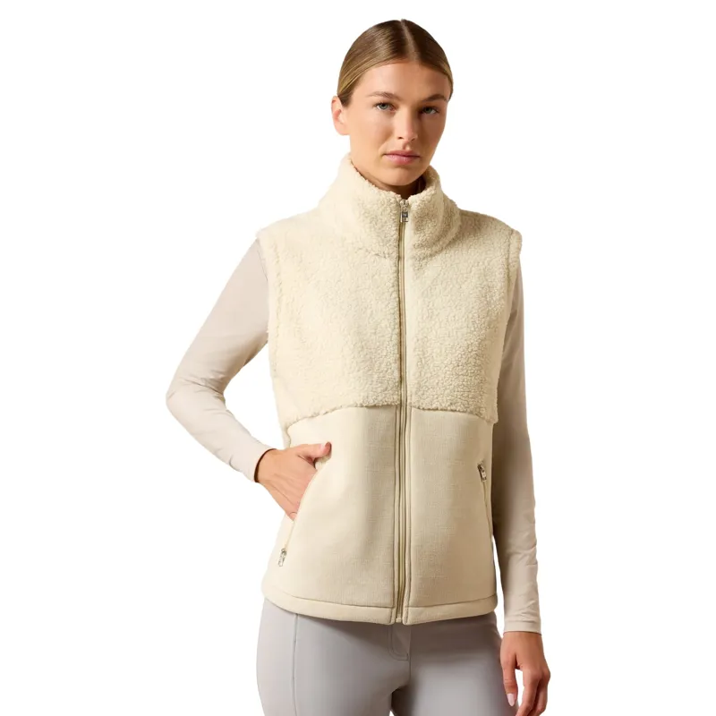 Ariat Laviolette Womens Full Zip Vest - Almond Milk