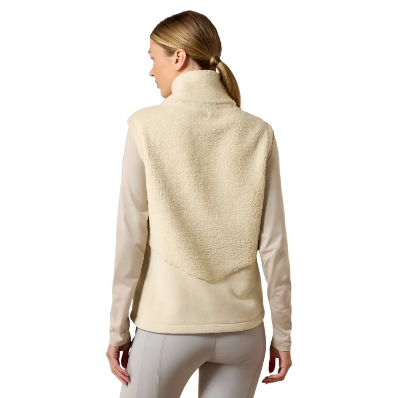 Ariat Laviolette Womens Full Zip Vest - Almond Milk-1