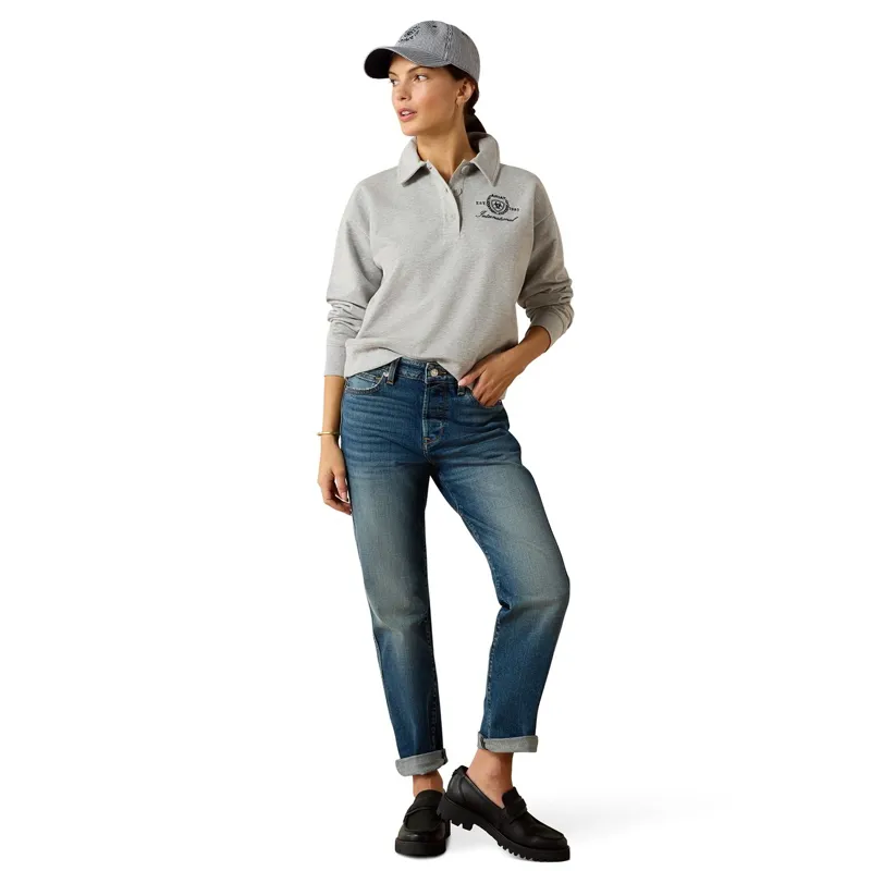 Ariat Lovett Women's Sweatshirt - Heather Grey-3