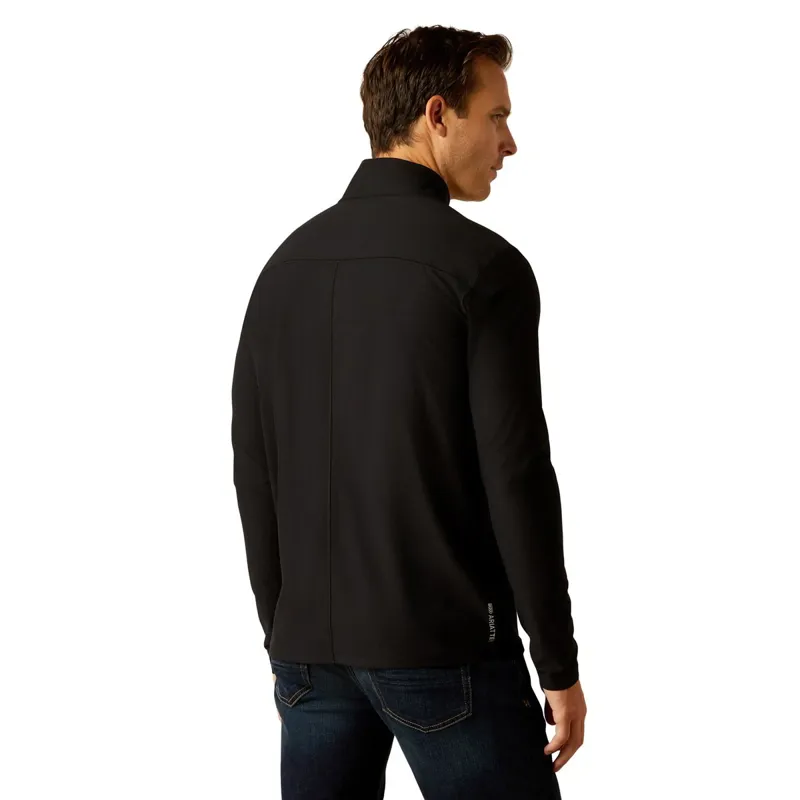 Ariat Lowell 3.0 1/4 Zip Men's Base Layer - Black-1
