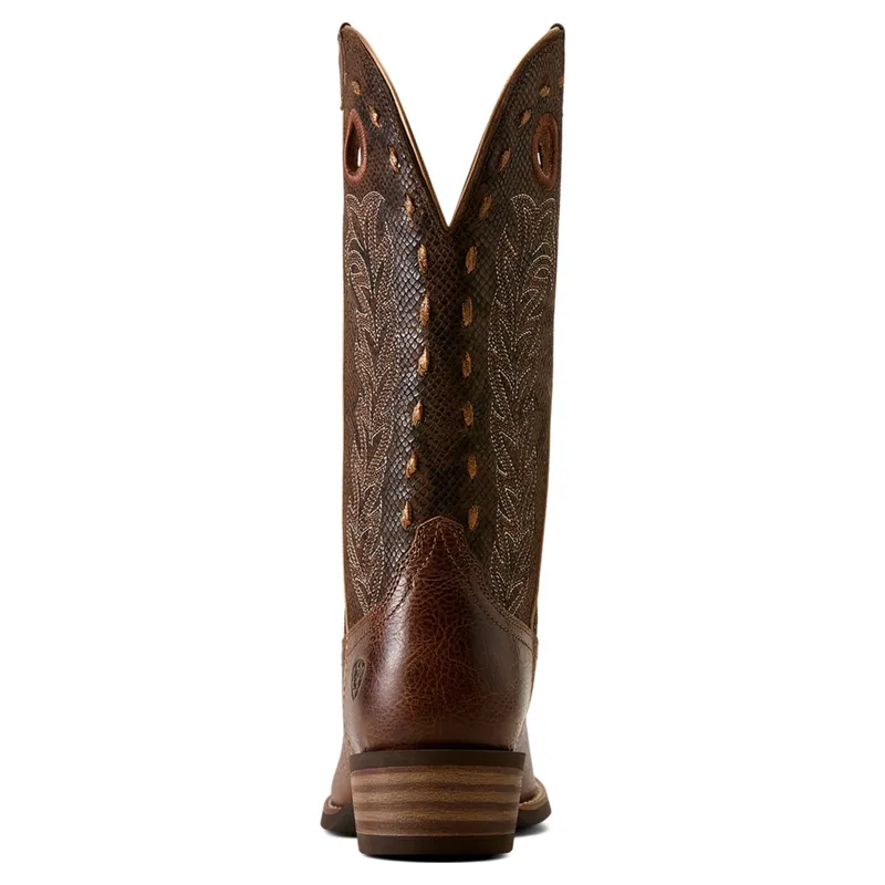 Ariat Lucera Narrow Cutter Toe Western Boots - Deepest Tan/Chocolate-2