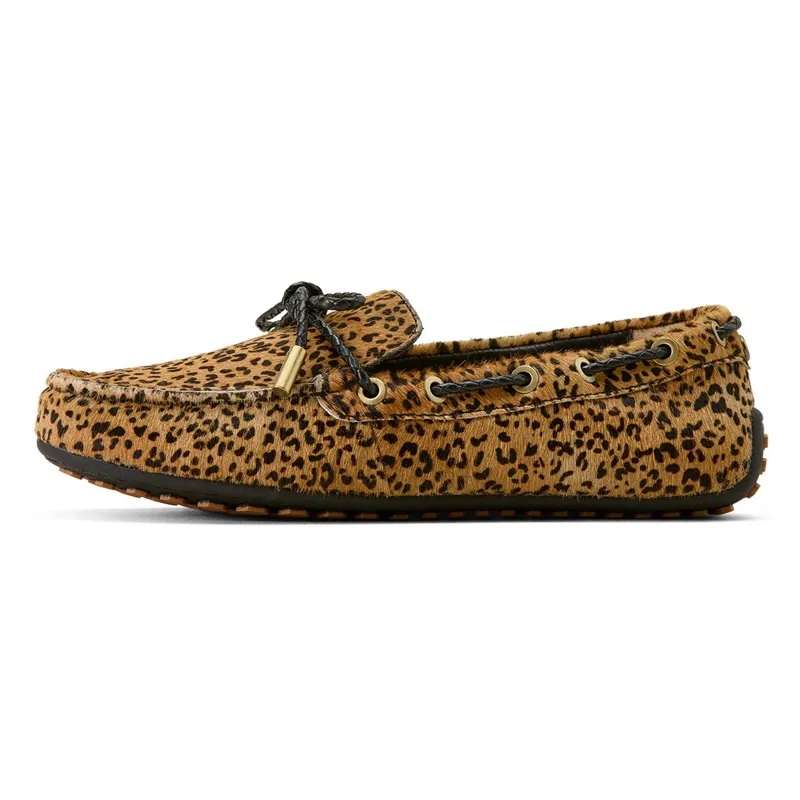 Ariat Margot Women's Driving Moccasins - Mini Cheetah Hair On-2