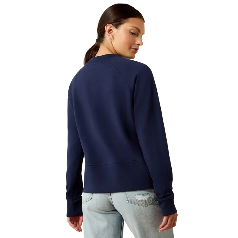 Ariat Martine Women's Sweatshirt - Navy-1