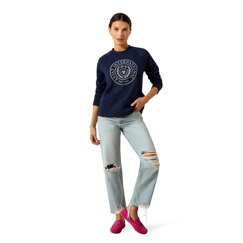 Ariat Martine Women's Sweatshirt - Navy-3